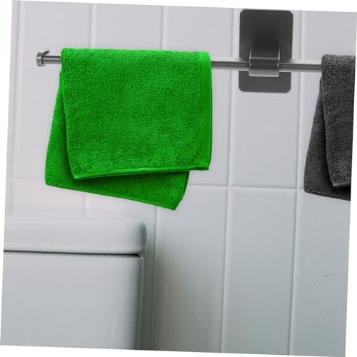 Healifty Wall-Mounted Bathroom Towel Holder No Drilling Easy to Use