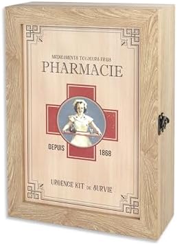 VELISTA Wooden Medicine Cabinet Wall Mount