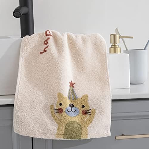 Cute Cat Soft Hand Towels for Kids