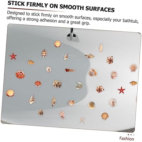 Marine Shell Pattern Anti-Slip Bathtub Stickers for Boys and Girls Rooms
