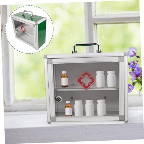 Wall Mounted First Aid Medicine Cabinet for Home and Public Spaces
