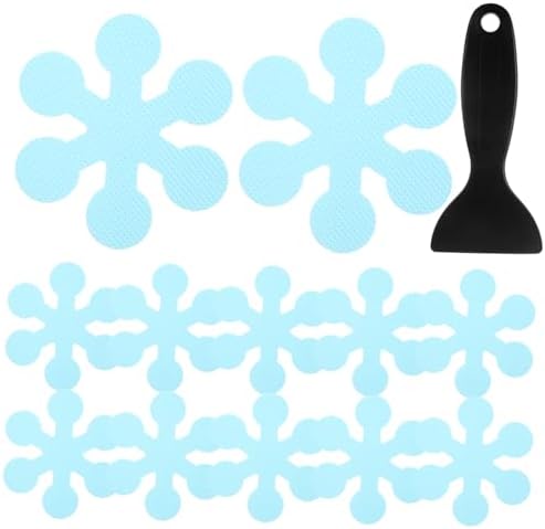 MAGICLULU 1Set Non Slip Tub Decals with Snowflake Design