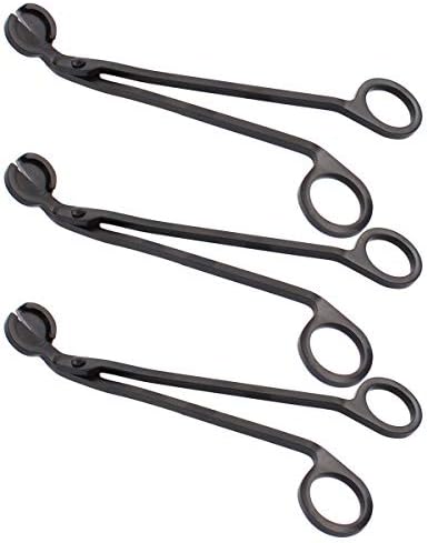 3-Piece Stainless Steel Candle Wick Trimmer Set by ApplianPar
