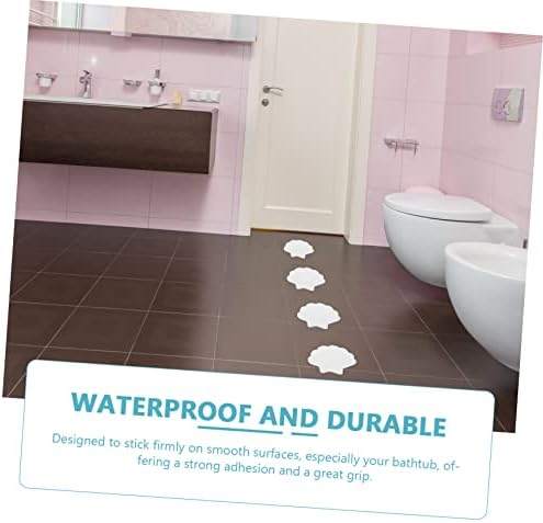 Cabilock 1 Set Shell Shape Non Skid Bathtub Decals for Safety