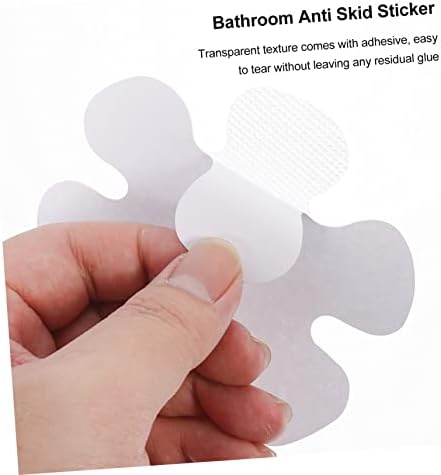 PRETYZOOM Tub Slip Grip Stickers Flower Shape Non-Slip Bathtub Floor Stickers
