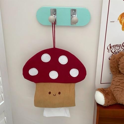 Cute Mushroom Toilet Paper Holder Perfect for Home or Office Use