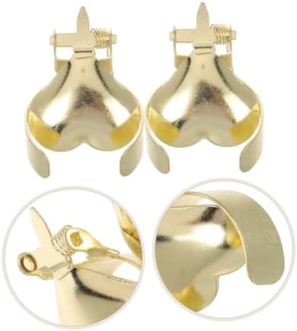 2-Piece Heart Shaped Metal Candle Sniffer Decorative Wick Extinguisher