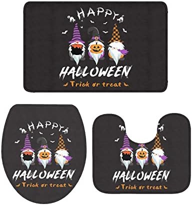 Bathroom Rugs Halloween Set 3-Piece