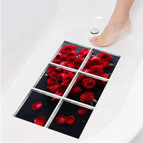 Targawerelax Non-Slip Bathtub Stickers 6pc Set