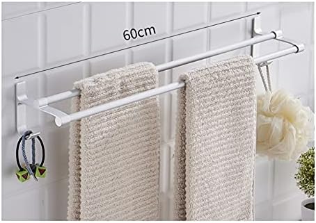 Aluminum Towel Rail Wall Mounted Hook Holder
