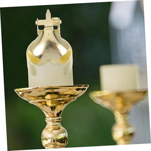 2-Piece Heart Shaped Metal Candle Sniffer Decorative Wick Extinguisher
