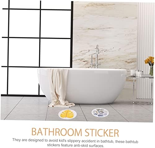 2 Sets Skid Stickers for Bathroom Bathtub and Shower Anti-Slip Decals