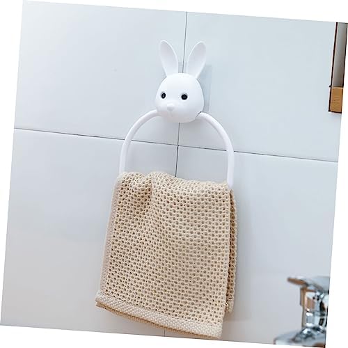 PRETYZOOM Cartoon Design Wall Mounted Towel Holder