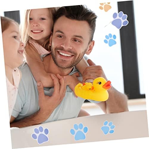 Shower Paws Non-Slip Bath Stickers 10pcs Waterproof Decals