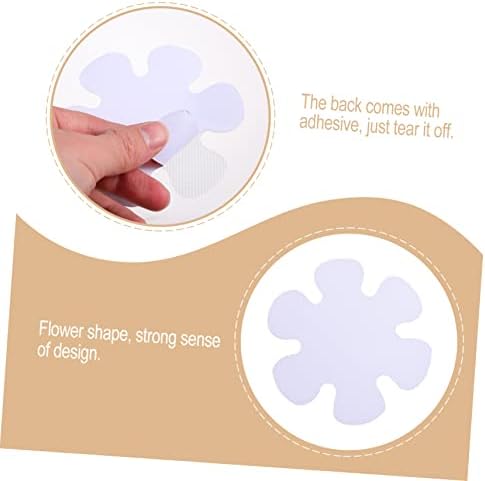 LIFKICH Non-Slip Bathroom Stickers 20pcs Peva Flower Bathtub Decals