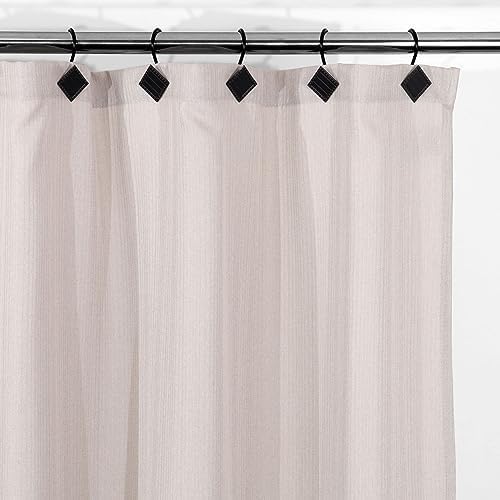 Stylish Rust-Proof Geometric Decorative Showers Curtain Hangers Set