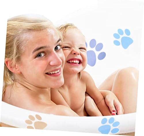 Shower Paws Non-Slip Bath Stickers 10pcs Waterproof Decals