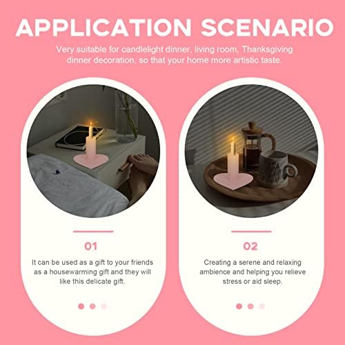 Cabelock Heart-Shaped Candle Stand - Portable Candle Rack