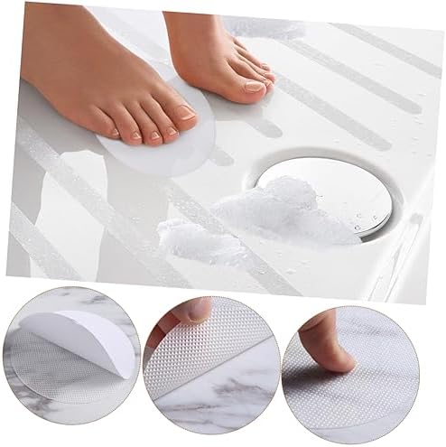 30-Piece Non-Slip Peva Sticker Tiles Bathtubs Showers