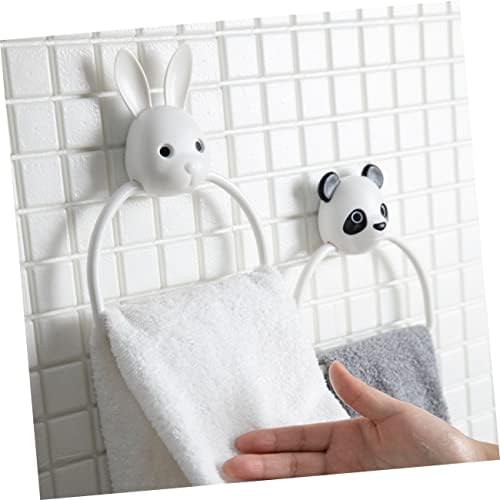 PRETYZOOM Cartoon Design Wall Mounted Towel Holder