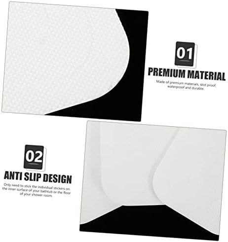 24 Peva Non-Slip Bathtub Stickers