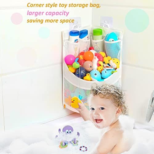 Baby Bathtub Toy Storage Organizer with Mesh