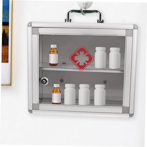 Wall Mounted First Aid Medicine Cabinet for Home and Public Spaces