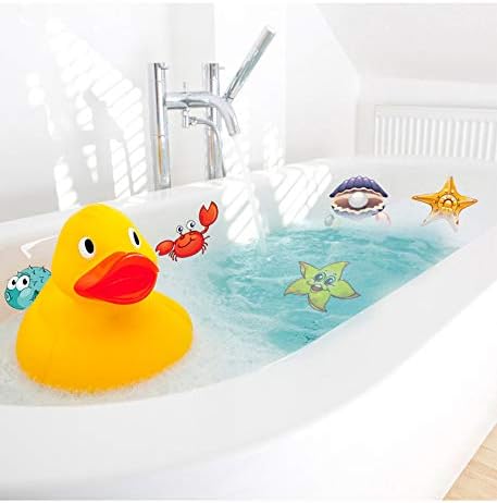 Ailegou 3D Non-Slip Bathtub Stickers Set of 10