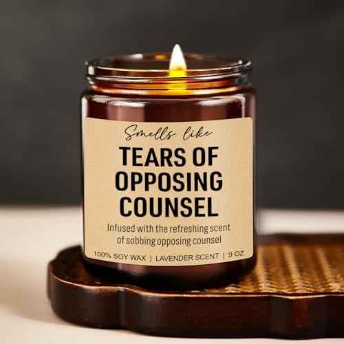 Legal-Love Candle - Fragrant Gift for Lawyers Graduates Bar Students