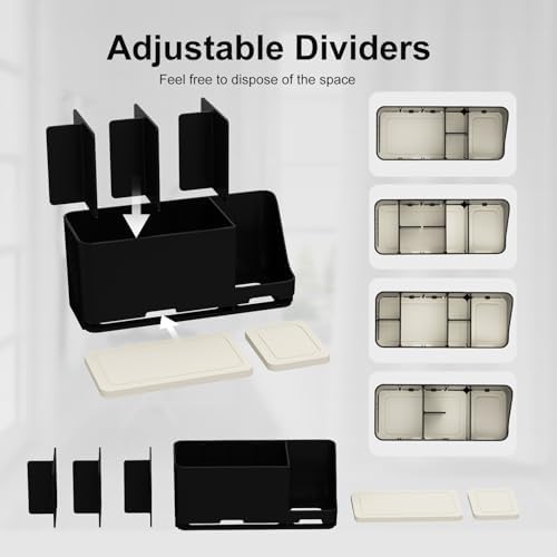 Jumeihui Bathroom Organizer with Diatomite Base 8 Slots Toothbrush Holder