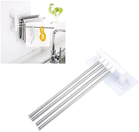 Towel Rail Rack Swivel Towel Holder for Bathroom Kitchen