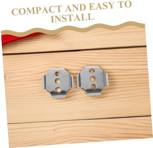 2pcs Bath Towel Rack Replacement with Base Pads and Fixing Clips