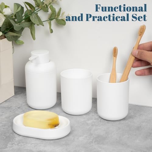 4-Piece Bath Accessories Organizer Set