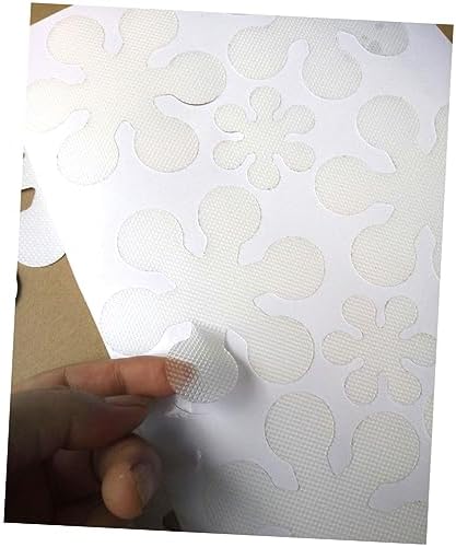 Slipproof Bath Mat with 8pcs Snowflake Non-Skid Stickers