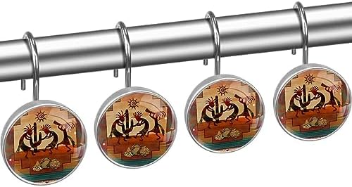 Sturdy Rust-Proof Showers Curtain Hangers