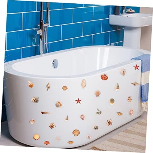 Marine Shell Pattern Anti-Slip Bathtub Stickers for Boys and Girls Rooms