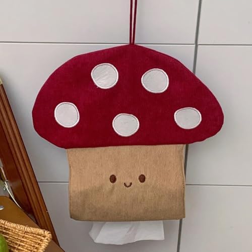 Cute Mushroom Toilet Paper Holder Perfect for Home or Office Use