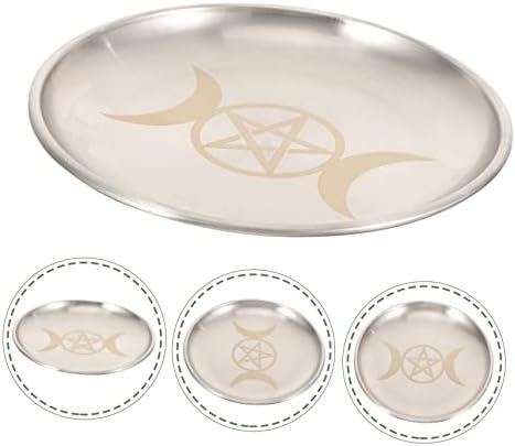 Pentagram Altar Candle Plate
