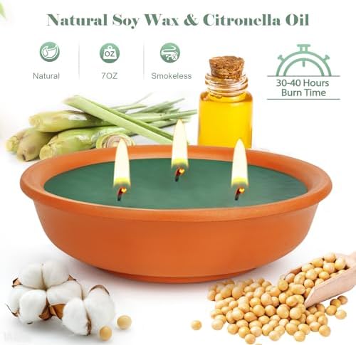 Citronella Candles Outdoor Double Pack