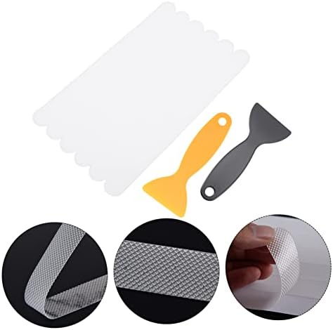 LIFKICH Bath Tub Stickers 6pcs Anti-Slip Clear Decals