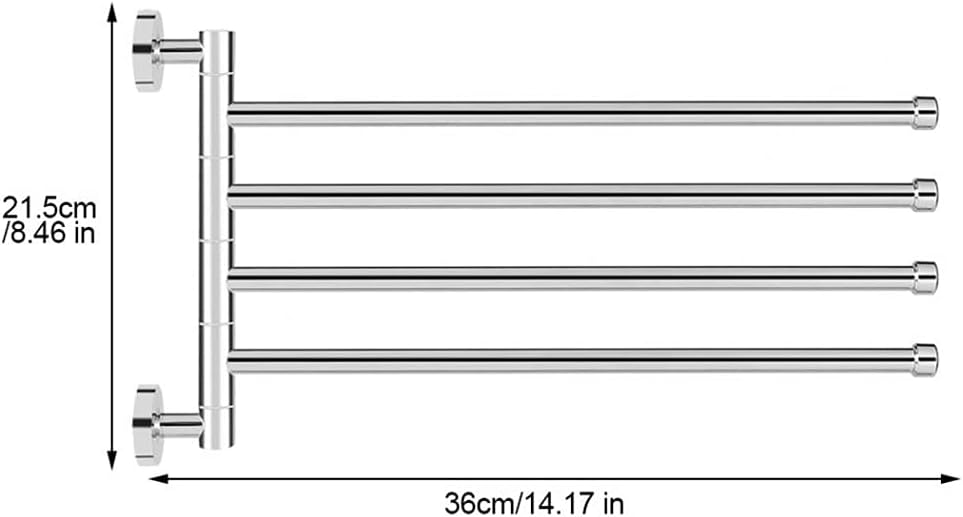 Portable Wall-Mounted Towel Rail
