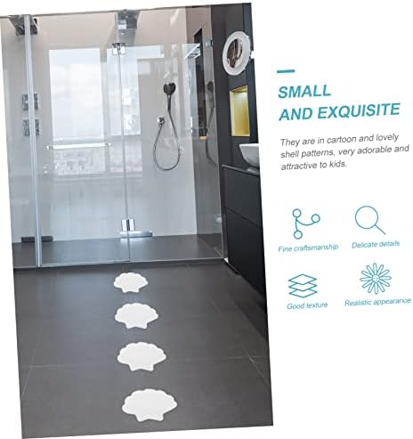 Cabilock 1 Set Shell Shape Non Skid Bathtub Decals for Safety