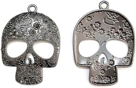 Set of 12 Sugar Skull Shower Curtain Hooks