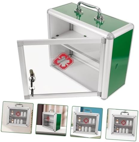 Wall Mounted First Aid Medicine Cabinet for Home and Public Spaces