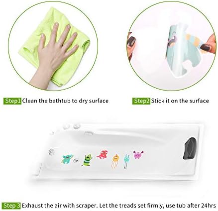 XURI Anti-Slip Bathtub Sticker Non-Slip Decals for Better Safety