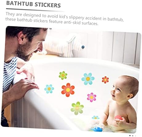 Wakauto 1Set Sunflower Non Skid Bathtub Stickers