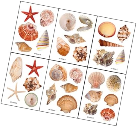 Marine Shell Bathtub Stickers Safe Style for Home Bathroom