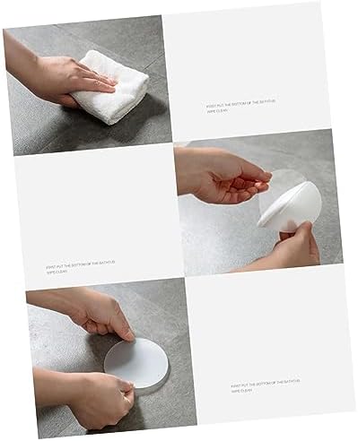 Zerodeko Rounded Non-Slip Bath Safety Stickers