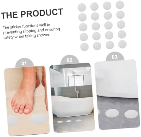 Slip-Free Bath Stickers 20pcs Set