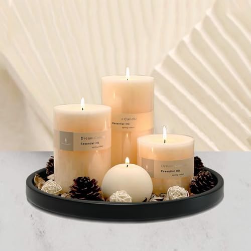 Elegant Black Candlestick Tray for Your Table